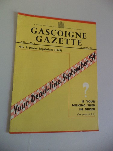 Gascoigne gazette old vintage - gazette,