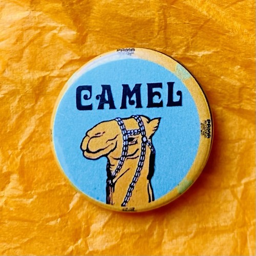 Camel records 25mm pin badge - records,