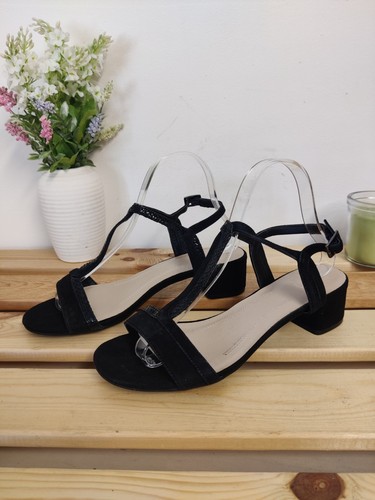 New womens black suede - m&s,