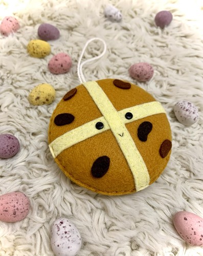 Handmade felt hot cross - handmade,