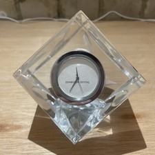 Edinburgh Crystal Cube Clock