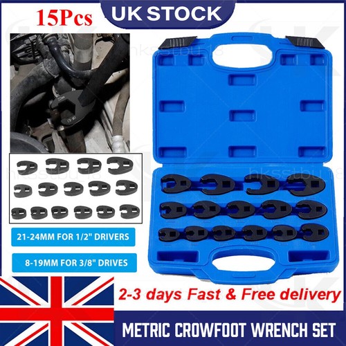 Crowfoot wrench set - wrench, metric