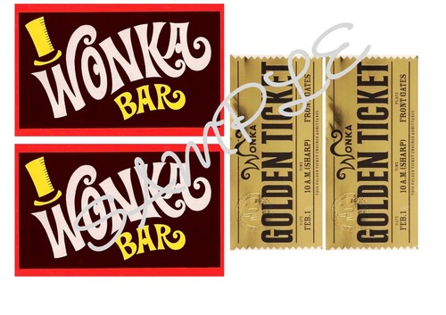 Large wonka bar golden - wonka, /