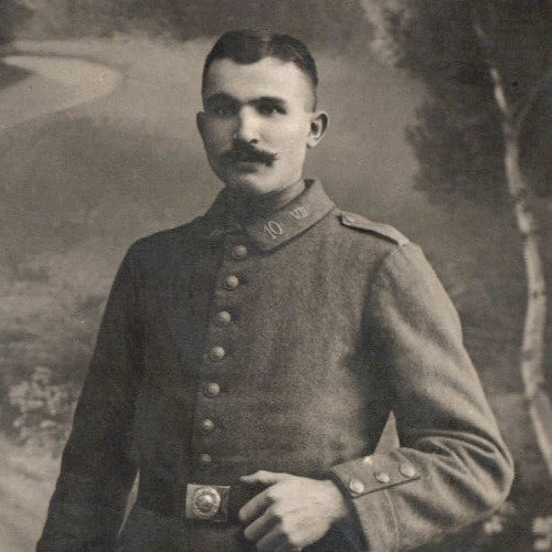 Rppc wwi german soldier army - german,