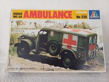 Italeri 1/35 Scale 226 WW2 US Allied Dodge WC-54 Ambulance Unstarted Kit 