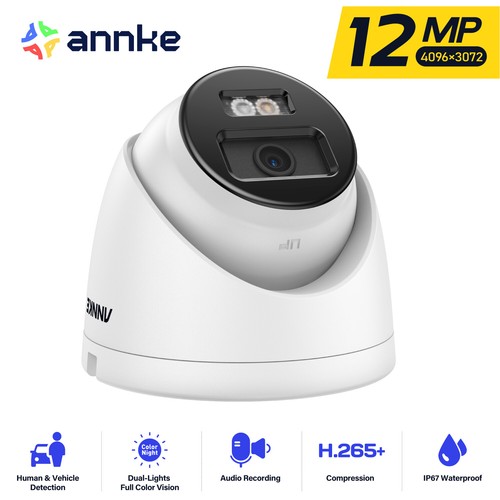 Annke 12mp poe colorvu - poe,