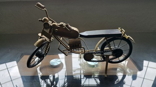 Metal and wood motorcycle - wood,