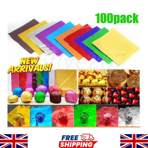 100x chocolate candy foil - 100x,