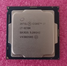 Intel Core i7 8700 3.20GHz 12MB SR3QS LGA1151 CPU Processor 6 Cores Desktop Pc