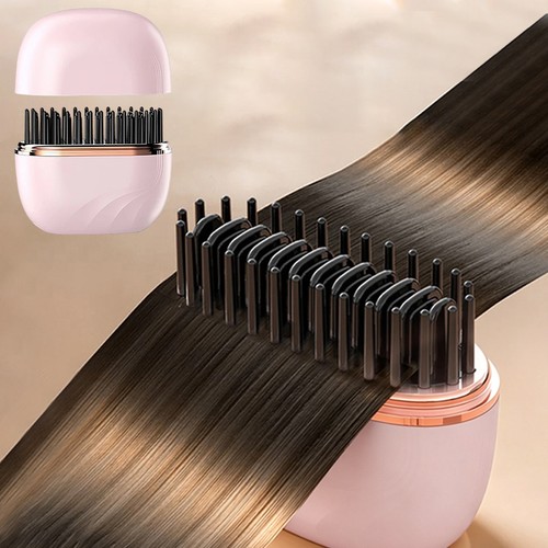 Hair straightener brush - straightener,
