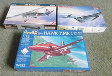 THREE ASSORTED PLASTIC AIRCRAFT KITS BAE HAWK,LWS CZAPLA/HERON,XB-70 VALKYRIE