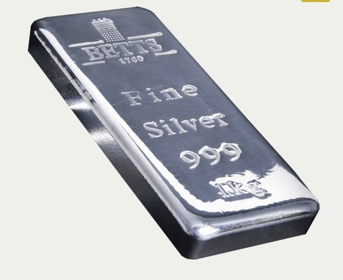 Silver bullion 999 - 0.999, fine,