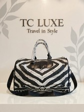  Zebra Print Travel Duffle Bag