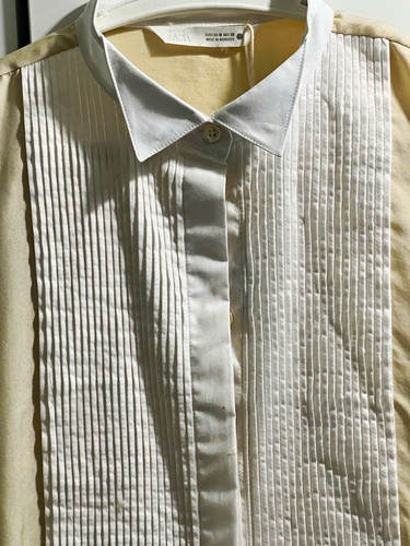 Zara silk pleated front - silk,