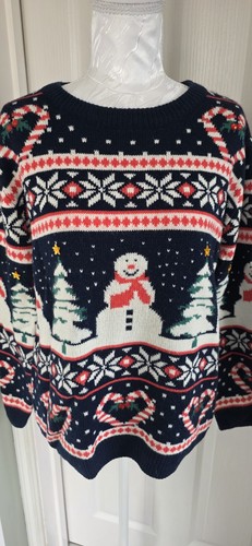 Christmas jumper navy blue - christmas,