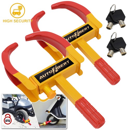 Car tire lock - 2x, clamp