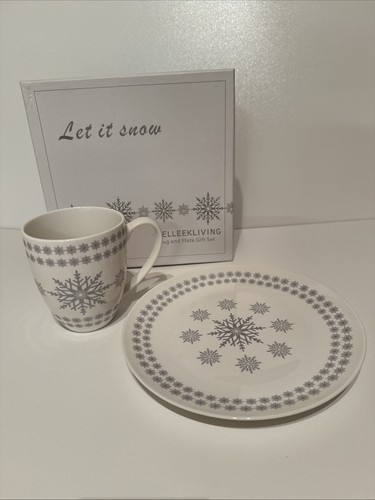 Belleek living mug plate - mug,