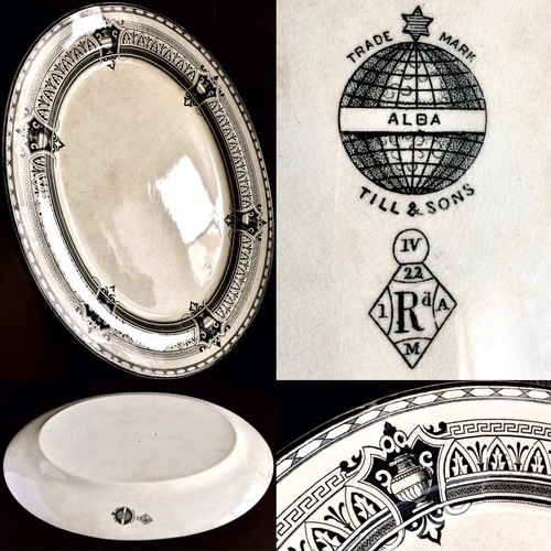 Rare antique victorian till - rare, &