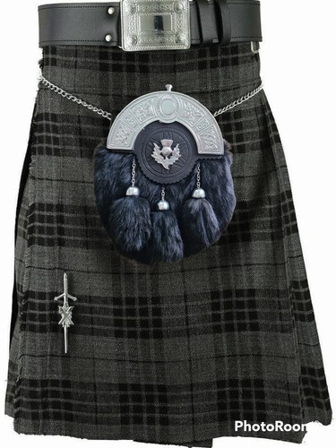 Highland grey scottish men - grey,