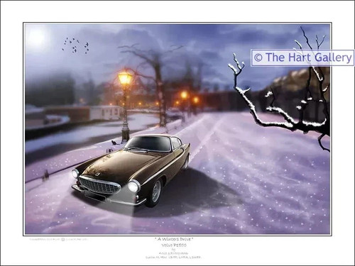 Volvo p1800 car fantasy - volvo,