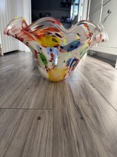 Large Murano Style Hand Blown