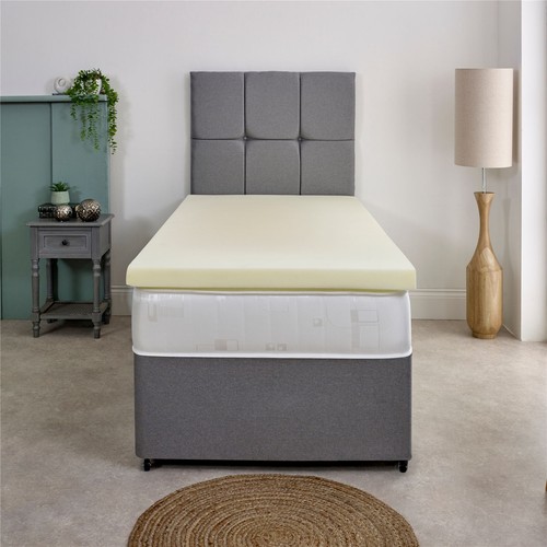 Memory foam mattress topper - foam, 1"