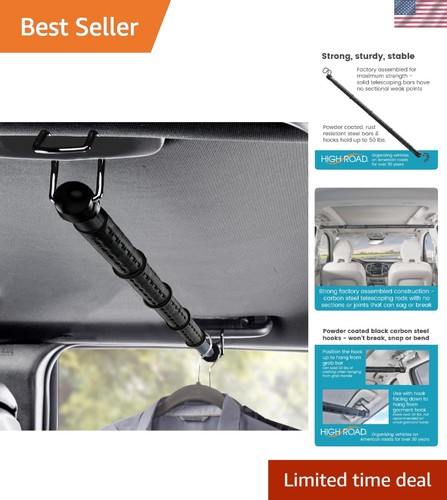 Telescoping car clothes - car, hanger