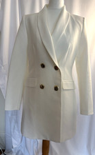 Zara White Double-Breasted