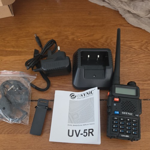 Esynic walkie talkie - uv-5r,