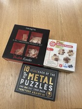 Bundle of 3D Puzzles Brain Teaser - Ideal for The Festive Table Games