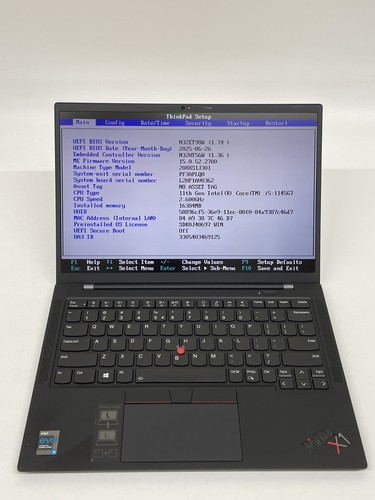 Lenovo thinkpad carbon gen - x1,