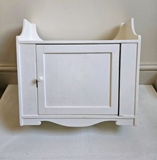 Vintage small white painted - small,