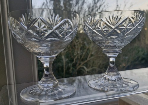 Pair vintage crystal - vintage,