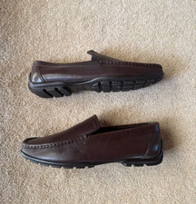 Geox Respira Loafer Driving Shoe.  Dark Brown. Size 9 / 43 - FREE UK POST