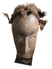 Old tribal bete mask - tribal,