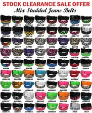 Cheap Mens Belts Studded Mix