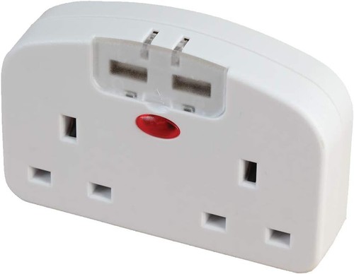 Twin usa 3 pin travel - 3,