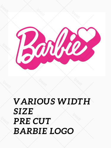 Pre cut barbie - cut, logo
