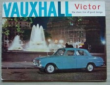 VAUXHALL VICTOR Saloon SUPER De Luxe ESTATE Car Sales Brochure 1963 #V1381/3/63
