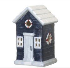 BEACH HUT CHALET Blue Ceramic