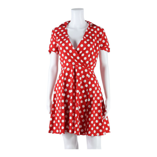 Womens skater dress - womens, red