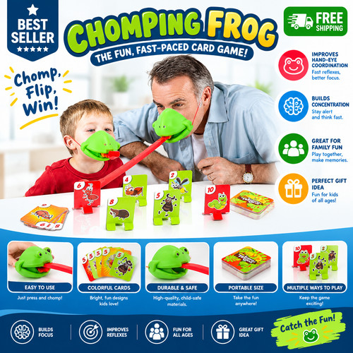 Frog lizard mask - lizard, wagging