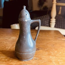 Vintage Federal Pewter Pepper Shaker 11cm Colonial Style Collectable