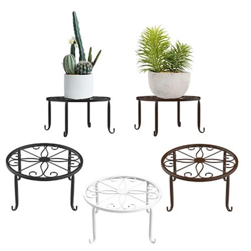 Metal plant pot display - pot, stand