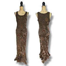 VTG 90s Brown Silk Blend