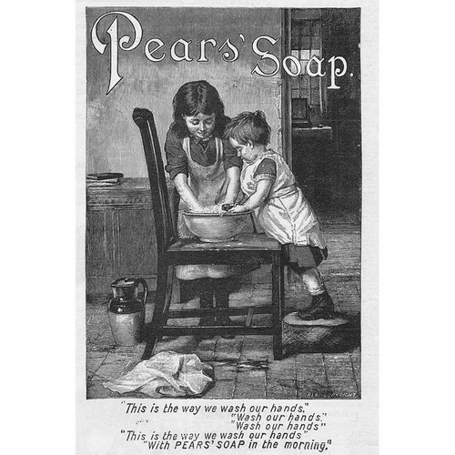 Pears soap children with wash - soap,