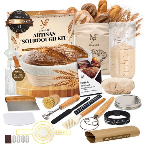 Mirafolk sourdough starter kit - sourdough,