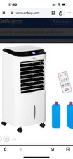 HOMCOM Portable Air Cooler Evaporative Humidifier Unit,