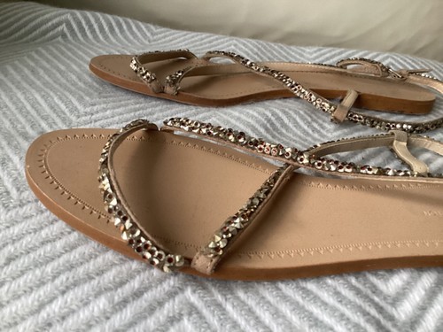 Zara women flat - zara, beaded