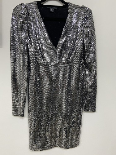 Primark black silver sparkle - &,